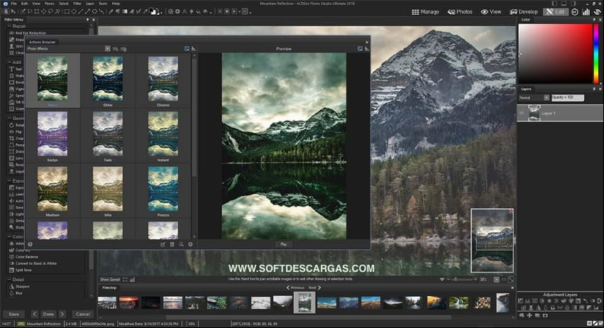 características de ACDSee Photo Studio Ultimate 2020