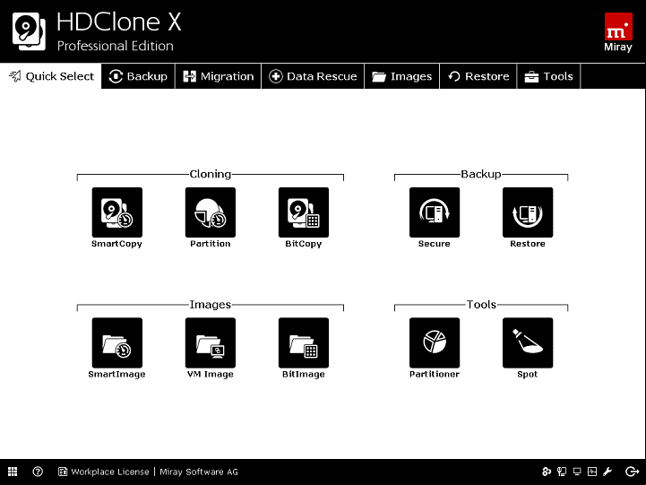 Caracteristicas de HDClone 2022